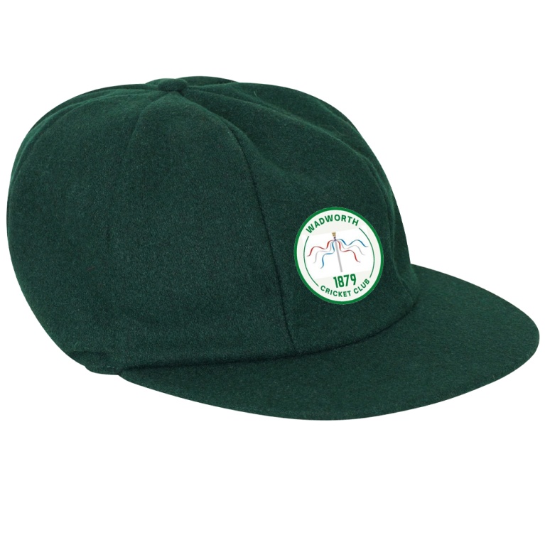 Baggy Cricket Cap - Bottle Green